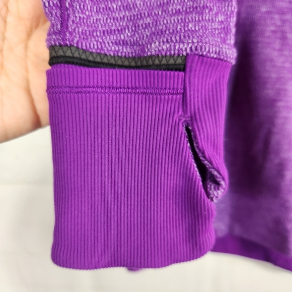 Lululemon Runderful Slim Fit 1/2 Zip Running Pullover Purple Tender Violet 8 - Picture 11 of 16